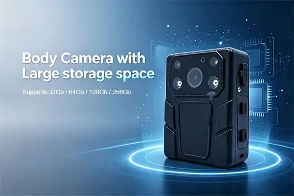 Body Camera with Large storage space